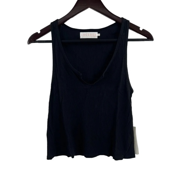 NWT Anthropologie LACAUSA Roxy Ribbed Tank - Picture 2 of 7